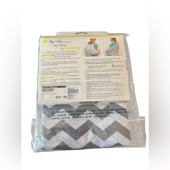 ITSY RITZY Nursing Happens Infinity Breastfeeding Scarf - Picture 2 of 3